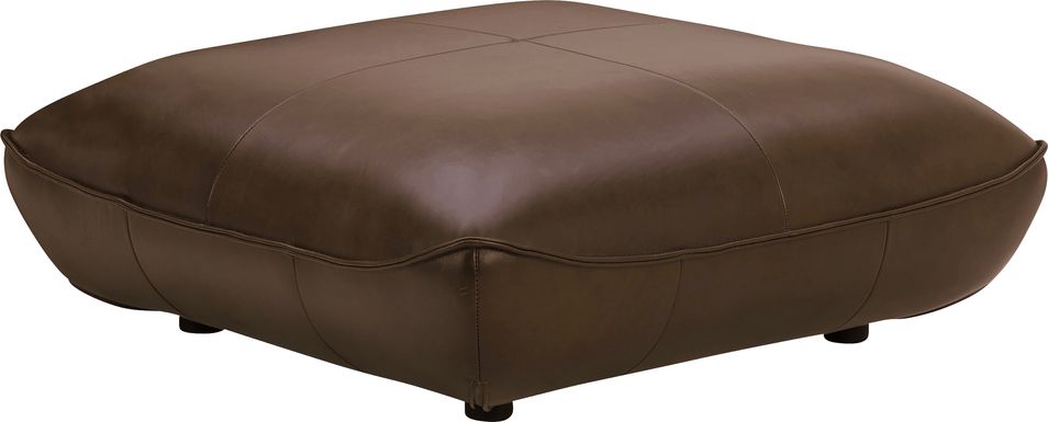 Leveson Leather Ottoman