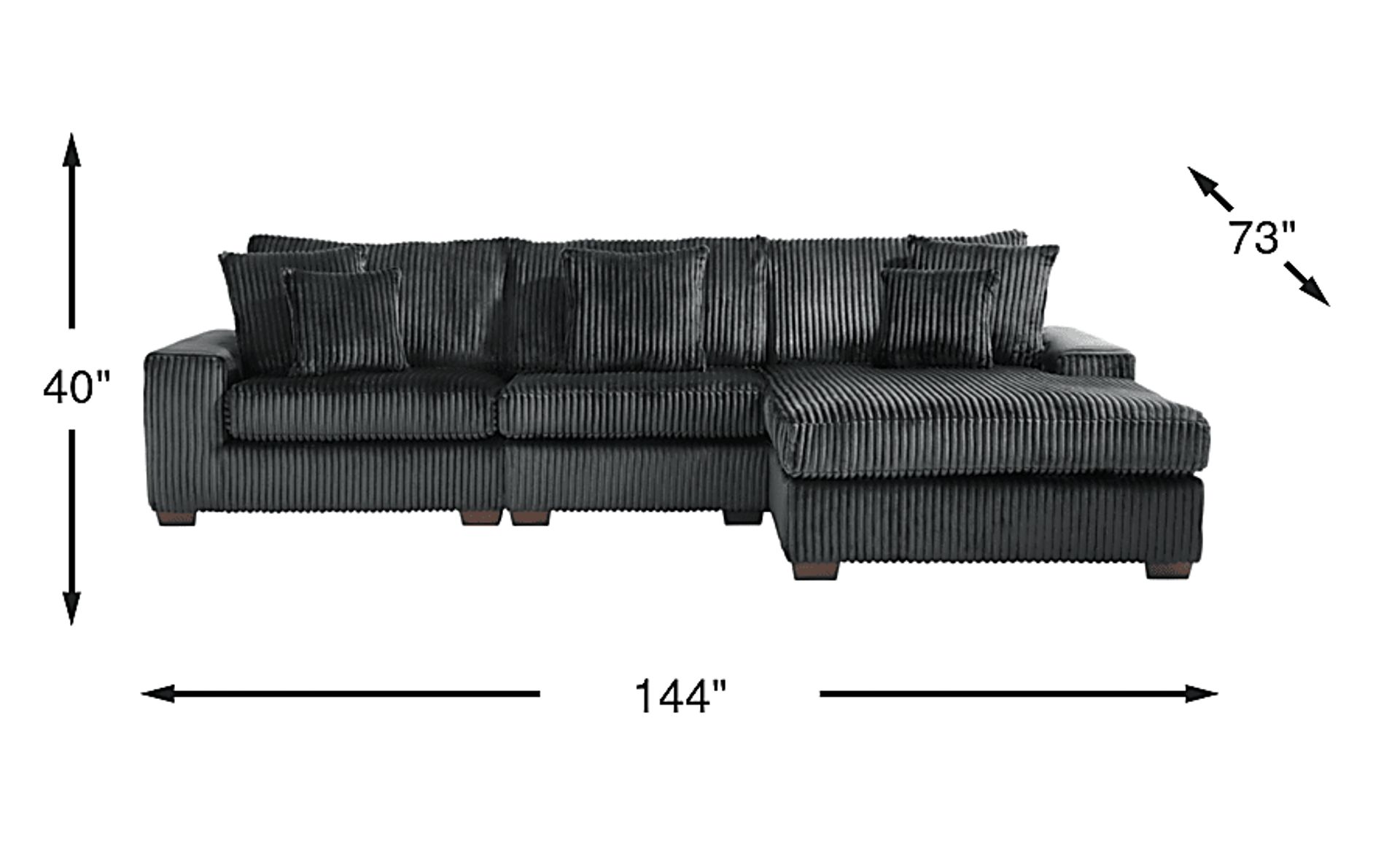 Dimension Image. Please refer to the Dimension Tab on this page for dimension details.