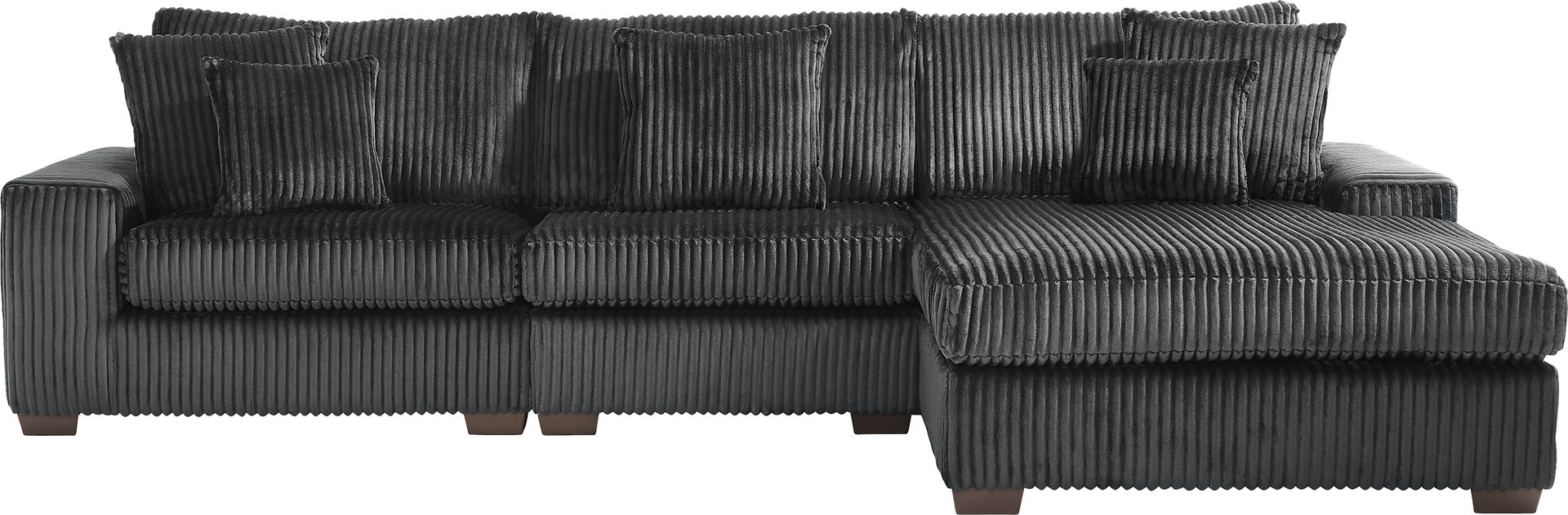 Lexford Park Black 3 Pc Sectional - Image 1