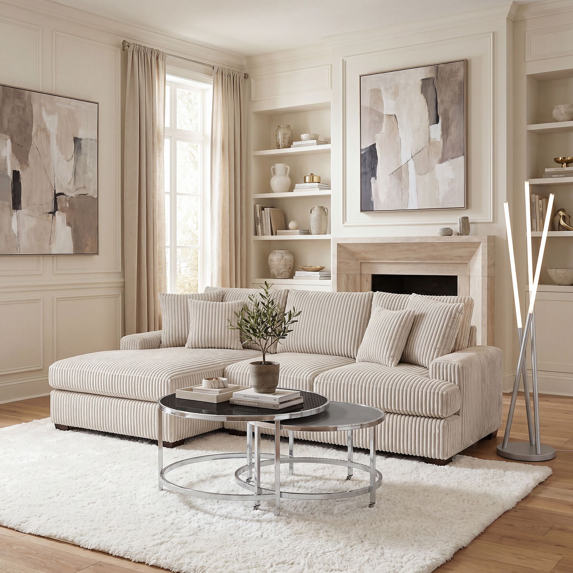 Lexford Park Gray 3 Pc Sectional - Image 3
