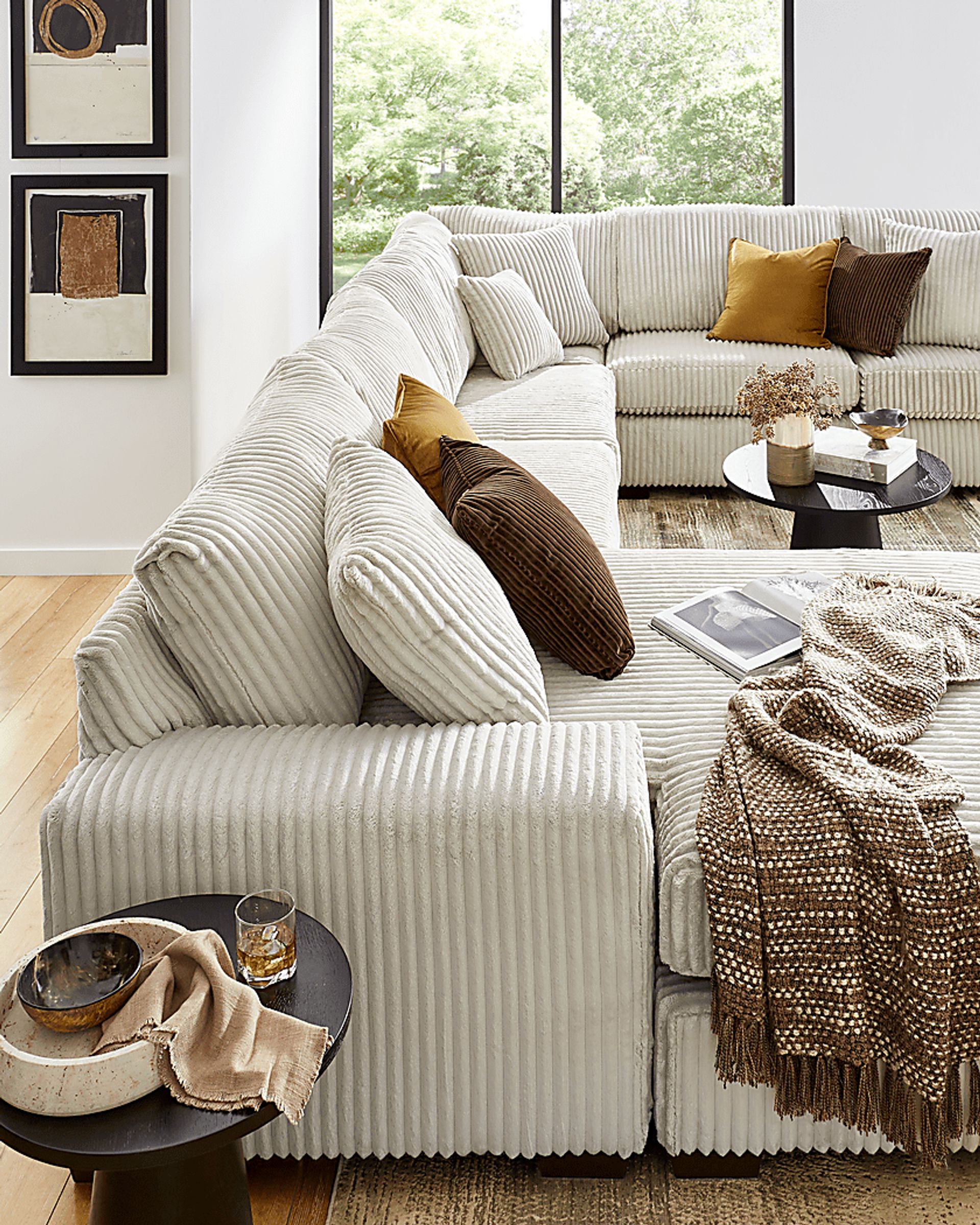 Lexford Park Gray 6 Pc Sectional - Image 8