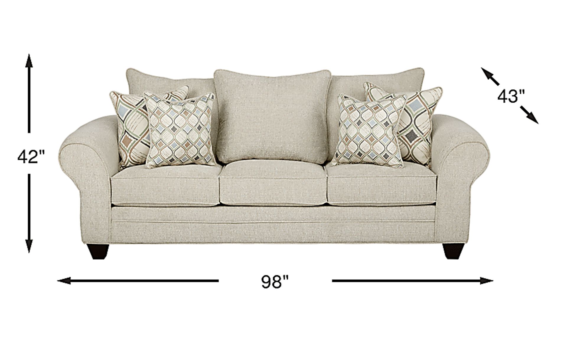 Dimension Image. Please refer to the Dimension Tab on this page for dimension details.