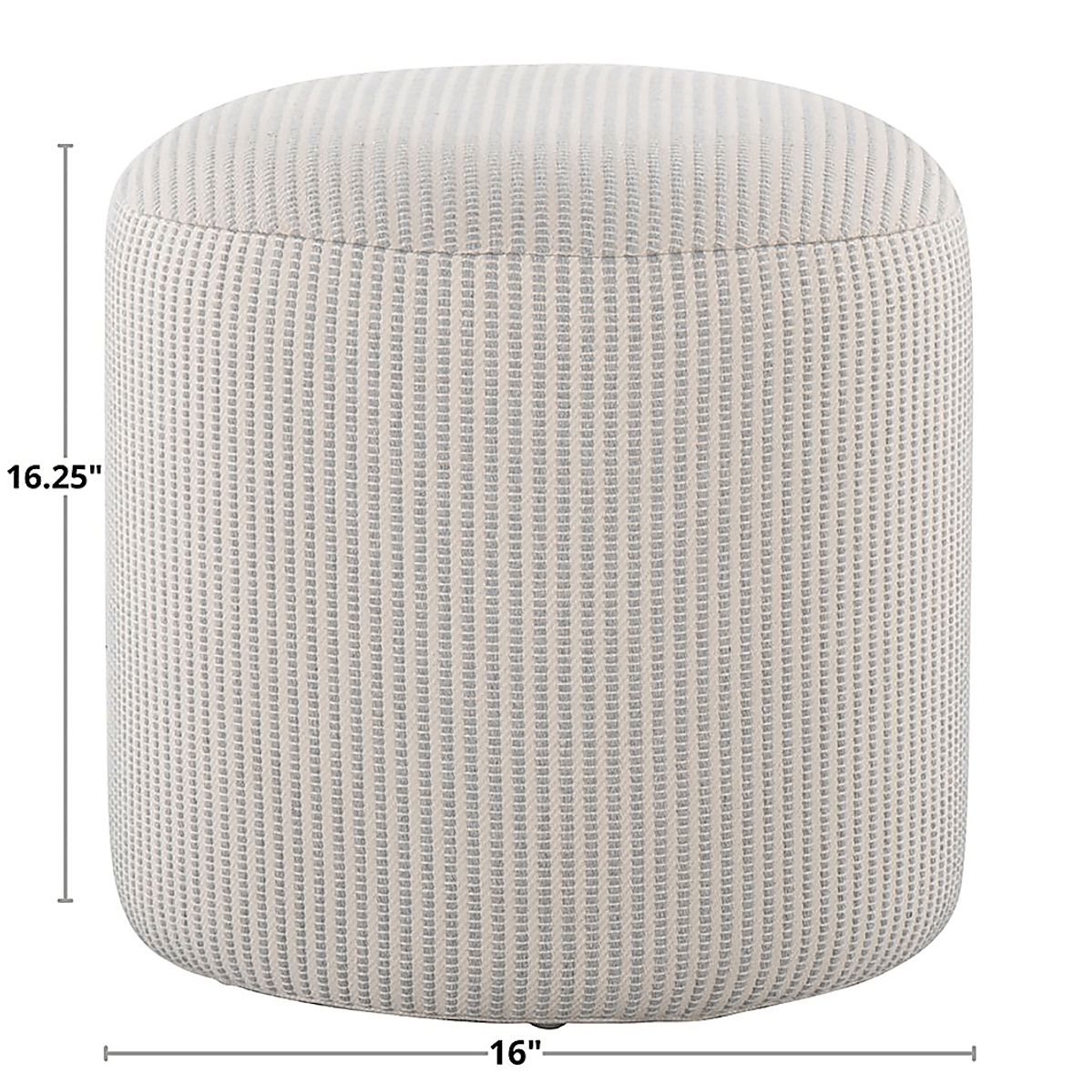 Leycester Blue Pouf