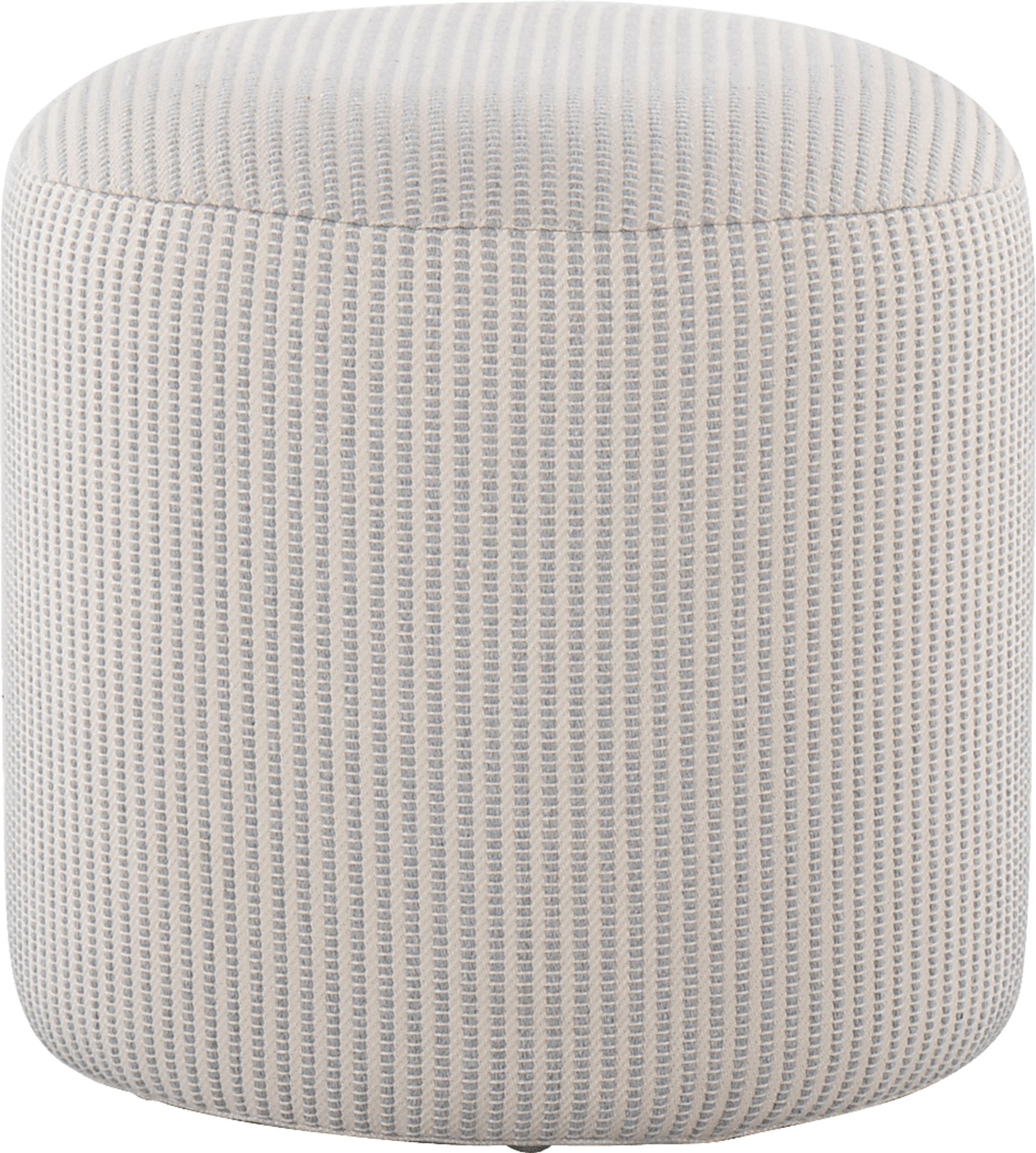 Leycester Gray Pouf - Image 1