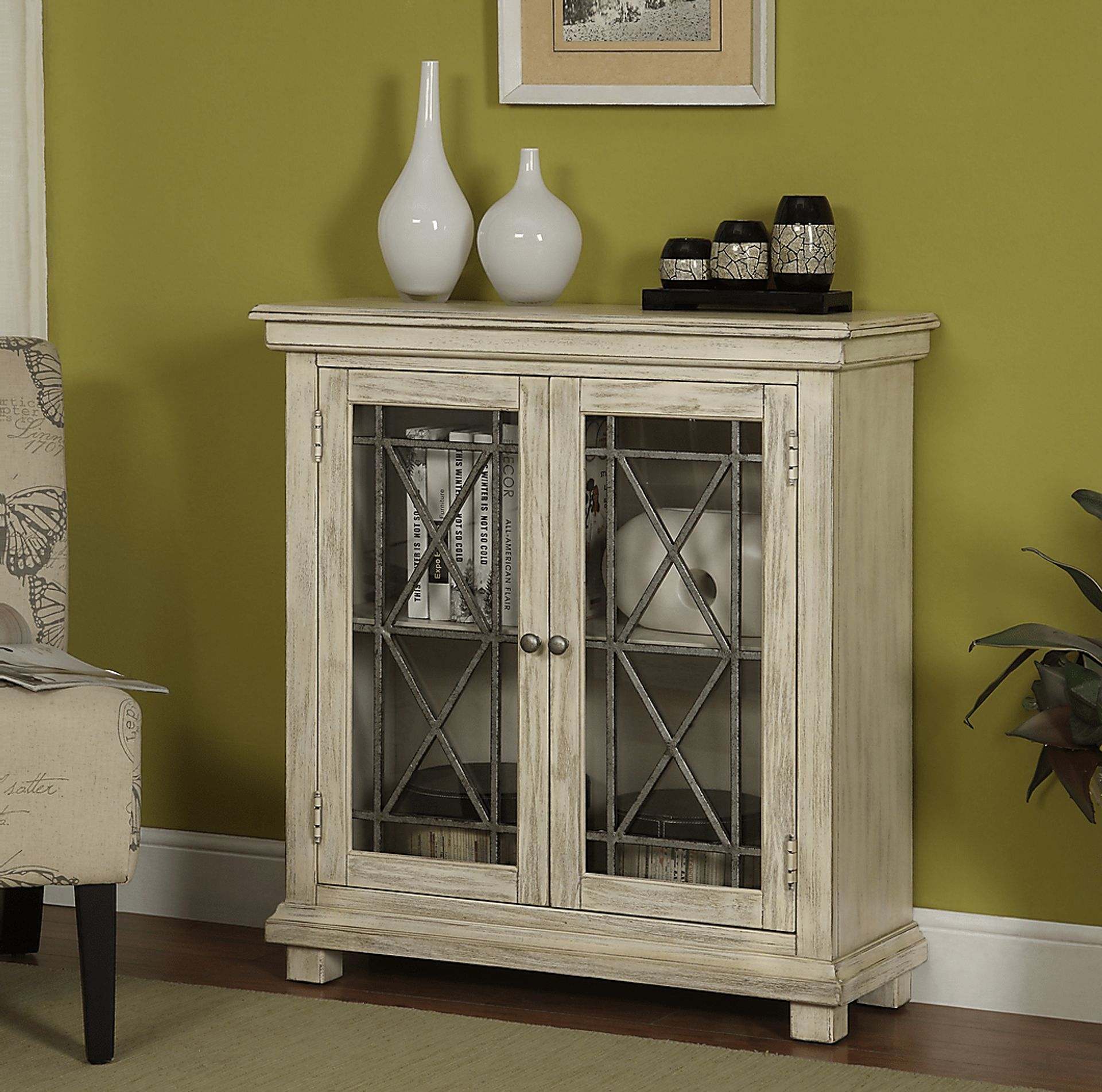 Leycroft Beige Accent Cabinet - Image 4