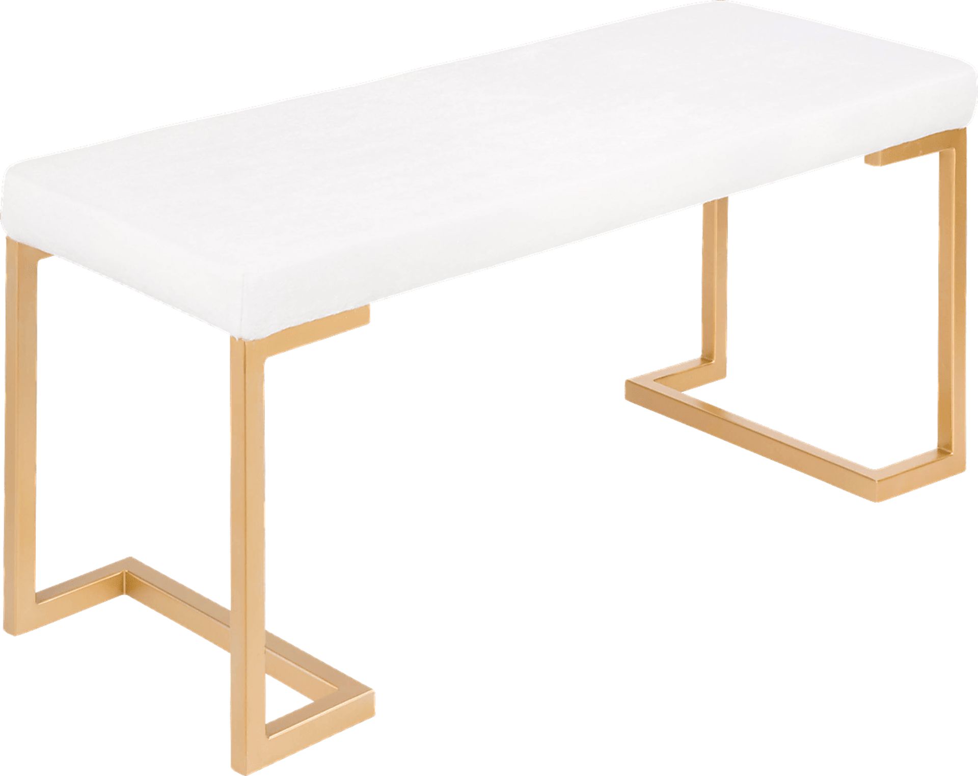 Leyden White Bench - Image 1