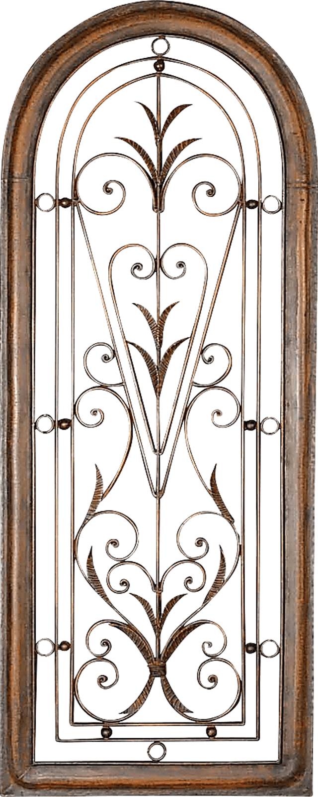Leylin Brown Wall Decor - Thumbnail - Image 1