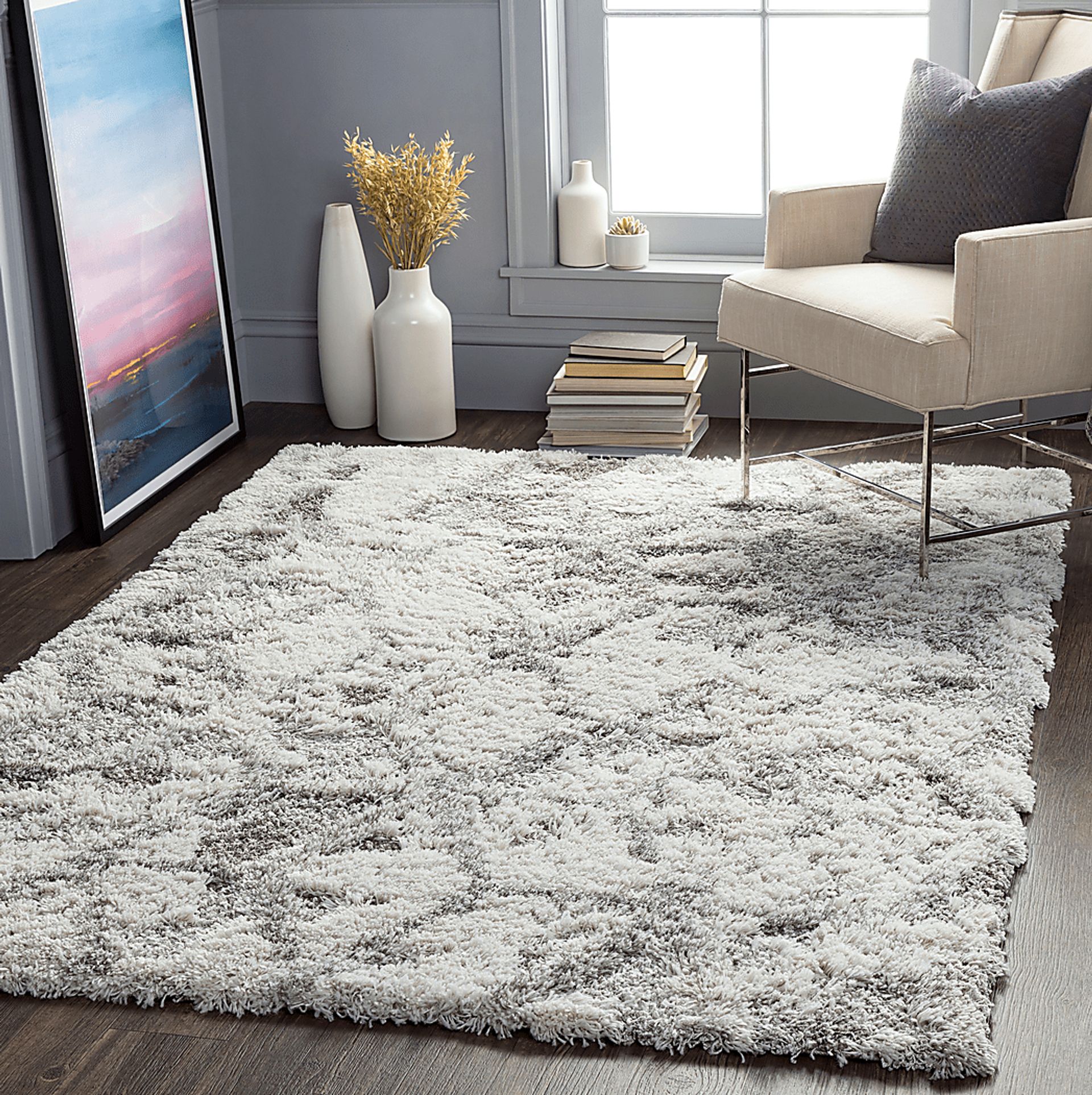 Liad Gray 7'10 x 10' Rug - Image 5