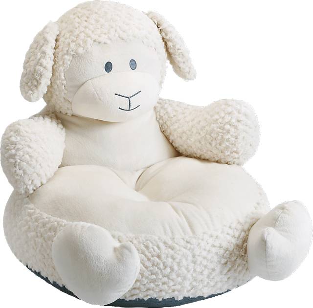 Libby Lamb Ivory Toddler Chair - Thumbnail - Image 1