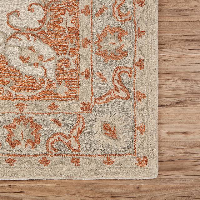 Libena Orange 7'9 x 9'9 Rug - Thumbnail - Image 7