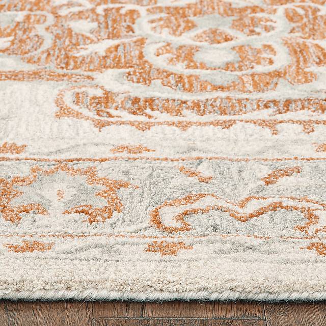 Libena Orange 7'9 x 9'9 Rug - Thumbnail - Image 8
