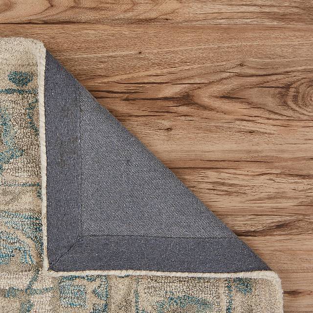 Libena Teal 7'9 x 9'9 Rug - Thumbnail - Image 5