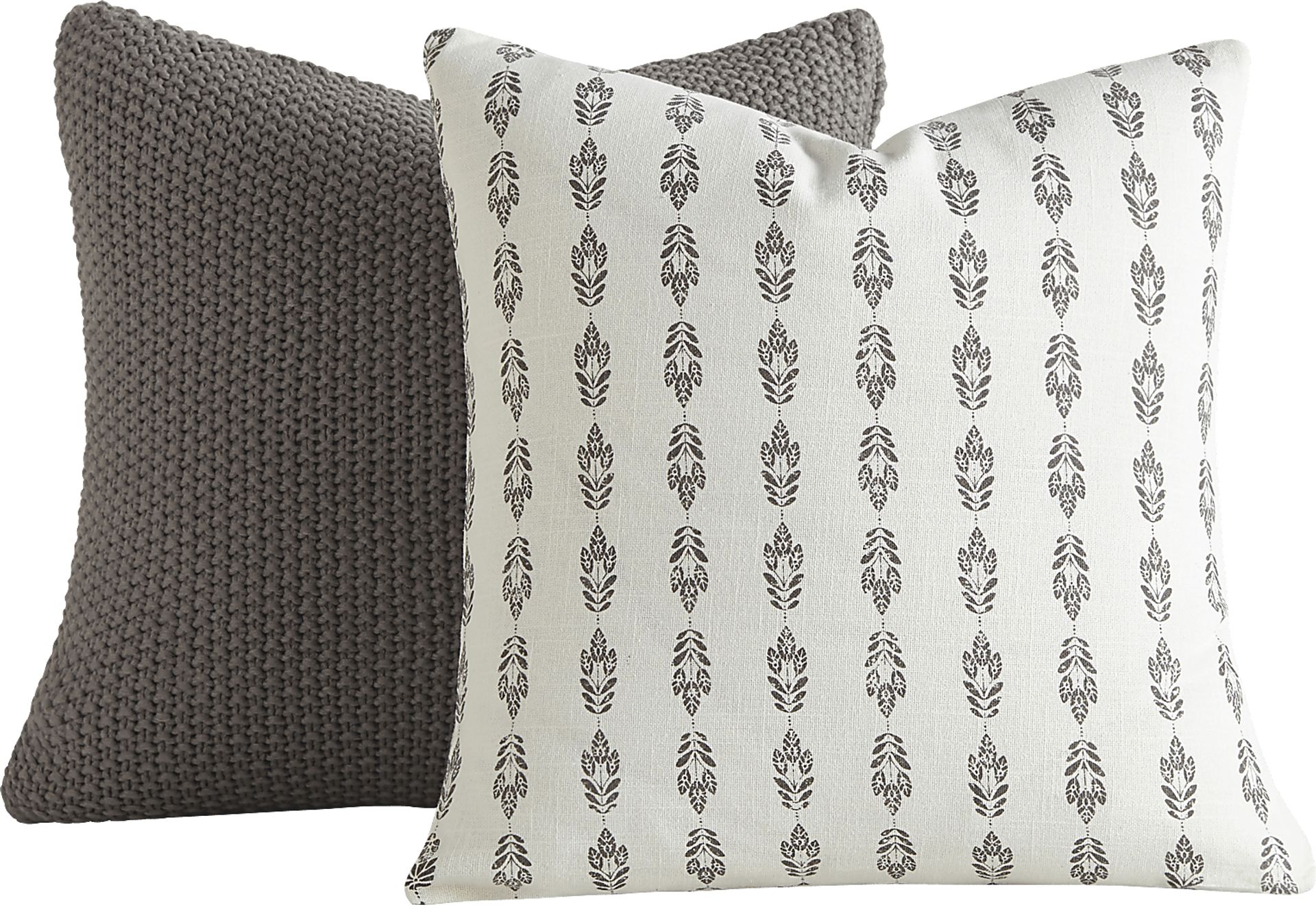 Liddi Gray Accent Pillow Set of 2 - Image 1
