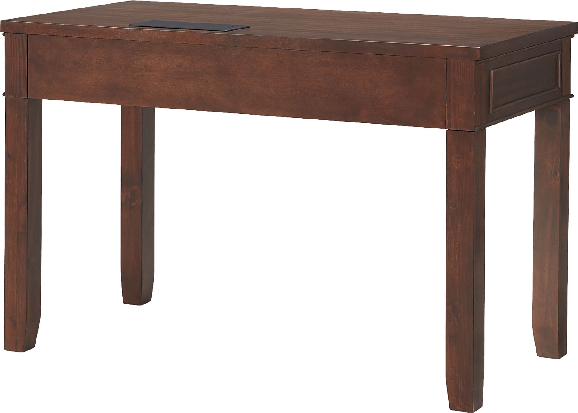 Lidemann Brown Desk with Fingerprint Lock - Image 2