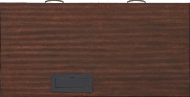 Lidemann Brown Desk with Fingerprint Lock - Thumbnail - Image 3