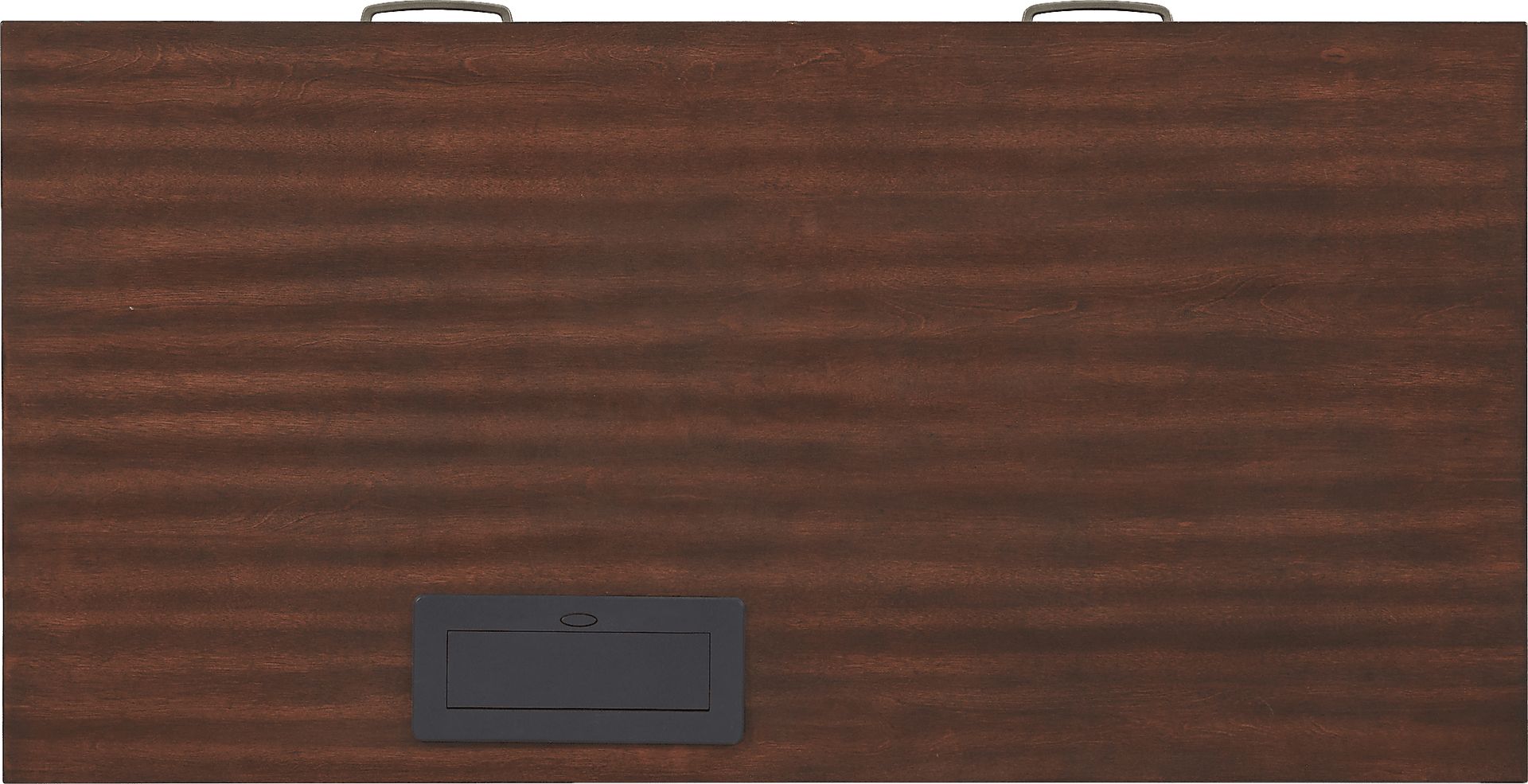 Lidemann Brown Desk with Fingerprint Lock - Image 3
