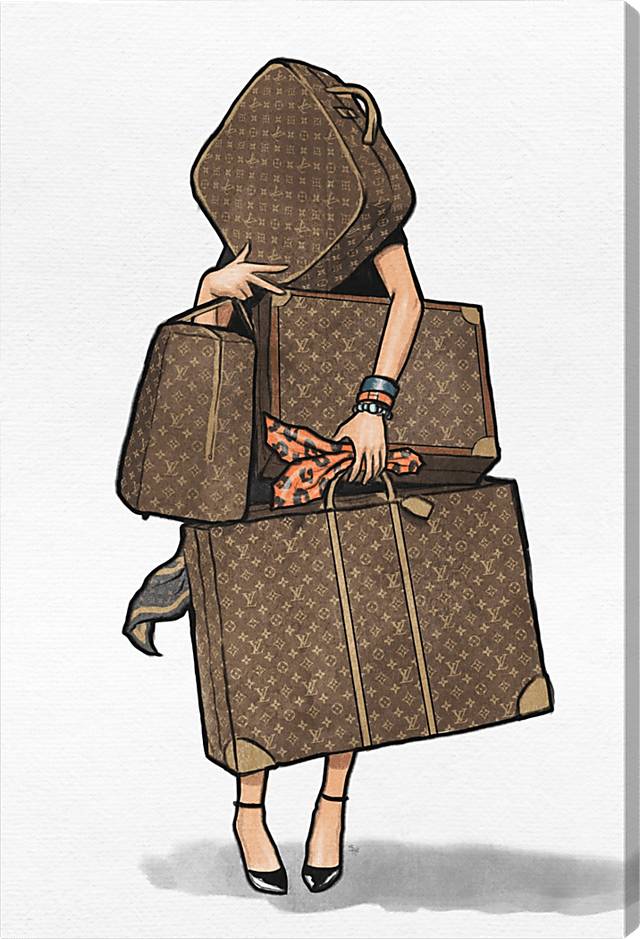 Life Of A Traveler Brown Artwork - Thumbnail - Image 1
