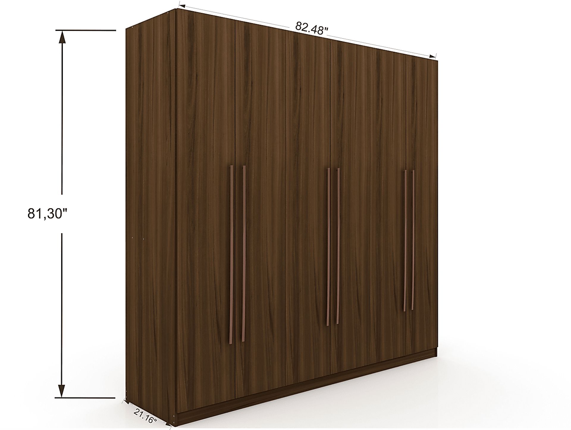 Lifehive Brown Storage Cabinet - Image 13
