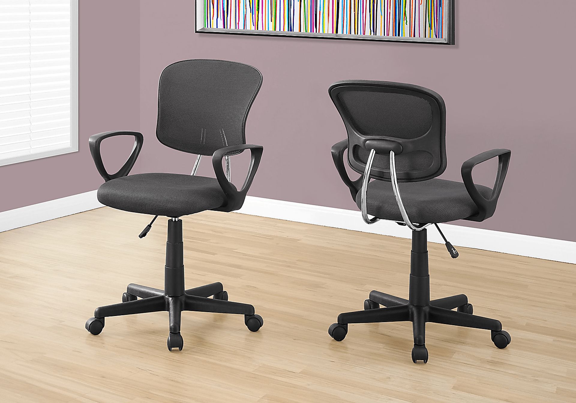 Lifetechs Dark Gray Office Chair - Image 2