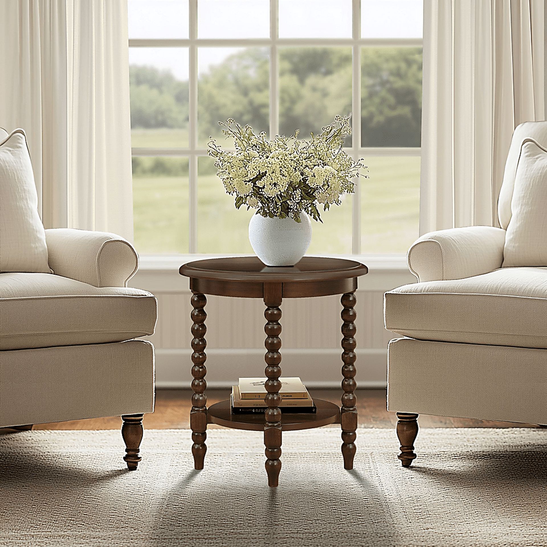 Lifewooden Brown End Table - Image 2