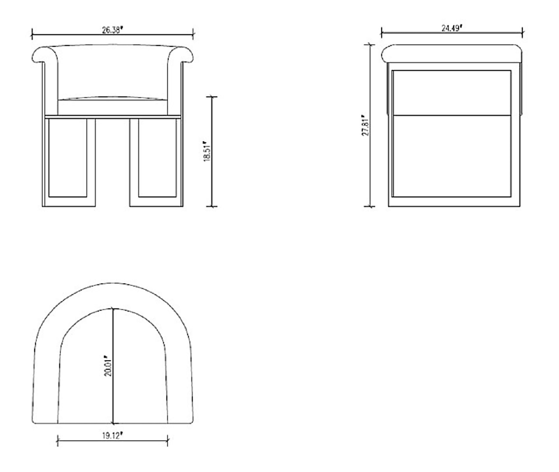 Lifeworth Brown Arm Chair - Image 8