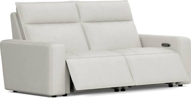 ModularTwo Light Gray 2 Pc Dual Power Reclining Loveseat - Thumbnail - Image 2