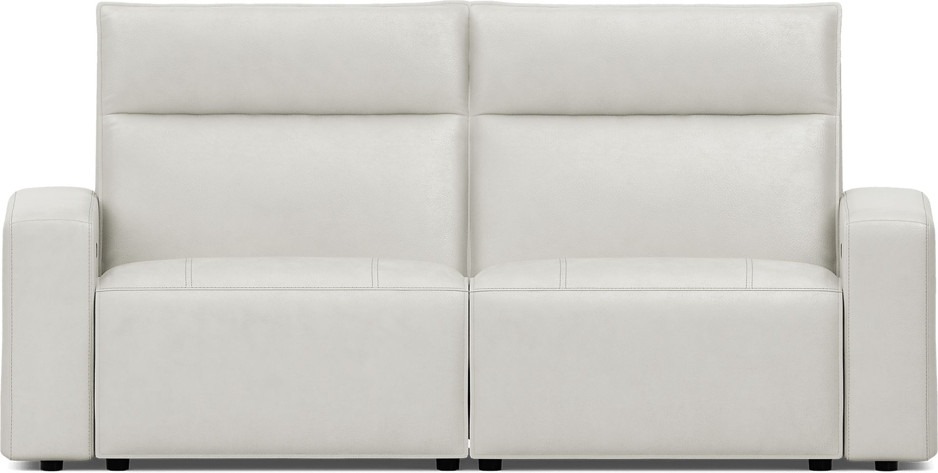 ModularTwo Light Gray 2 Pc Dual Power Reclining Loveseat - Image 1