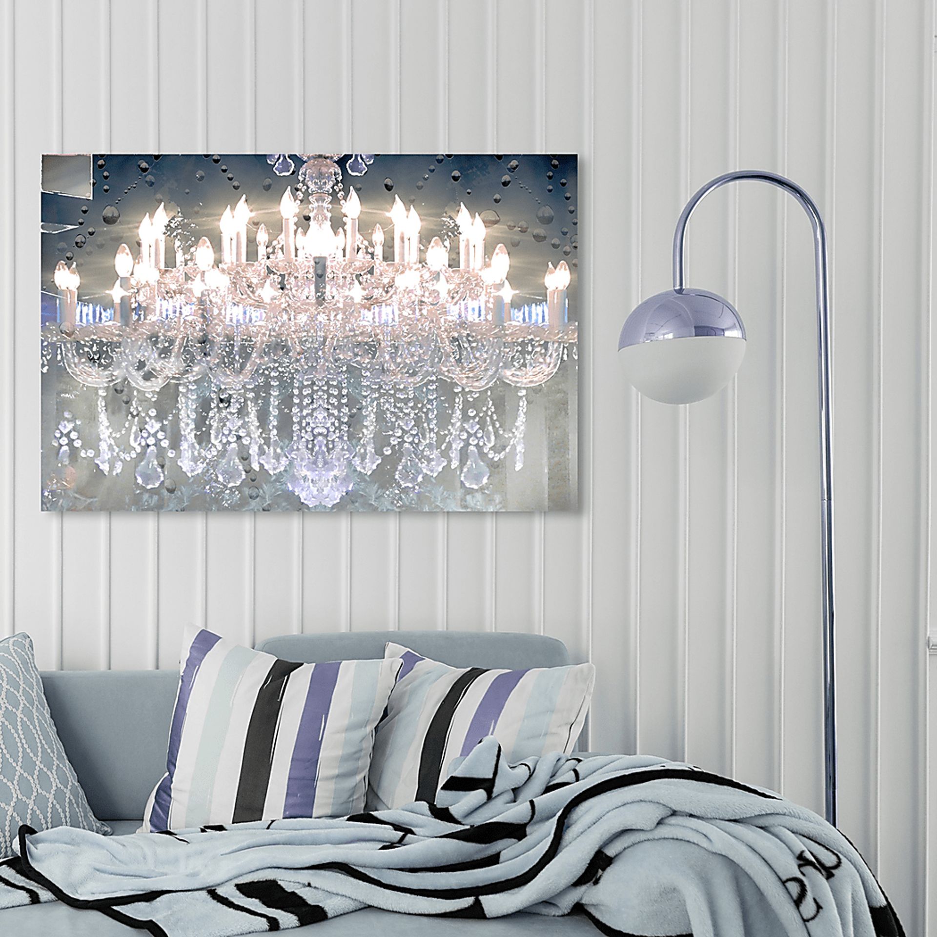 Light In The Darkness White Artwork - Image 3