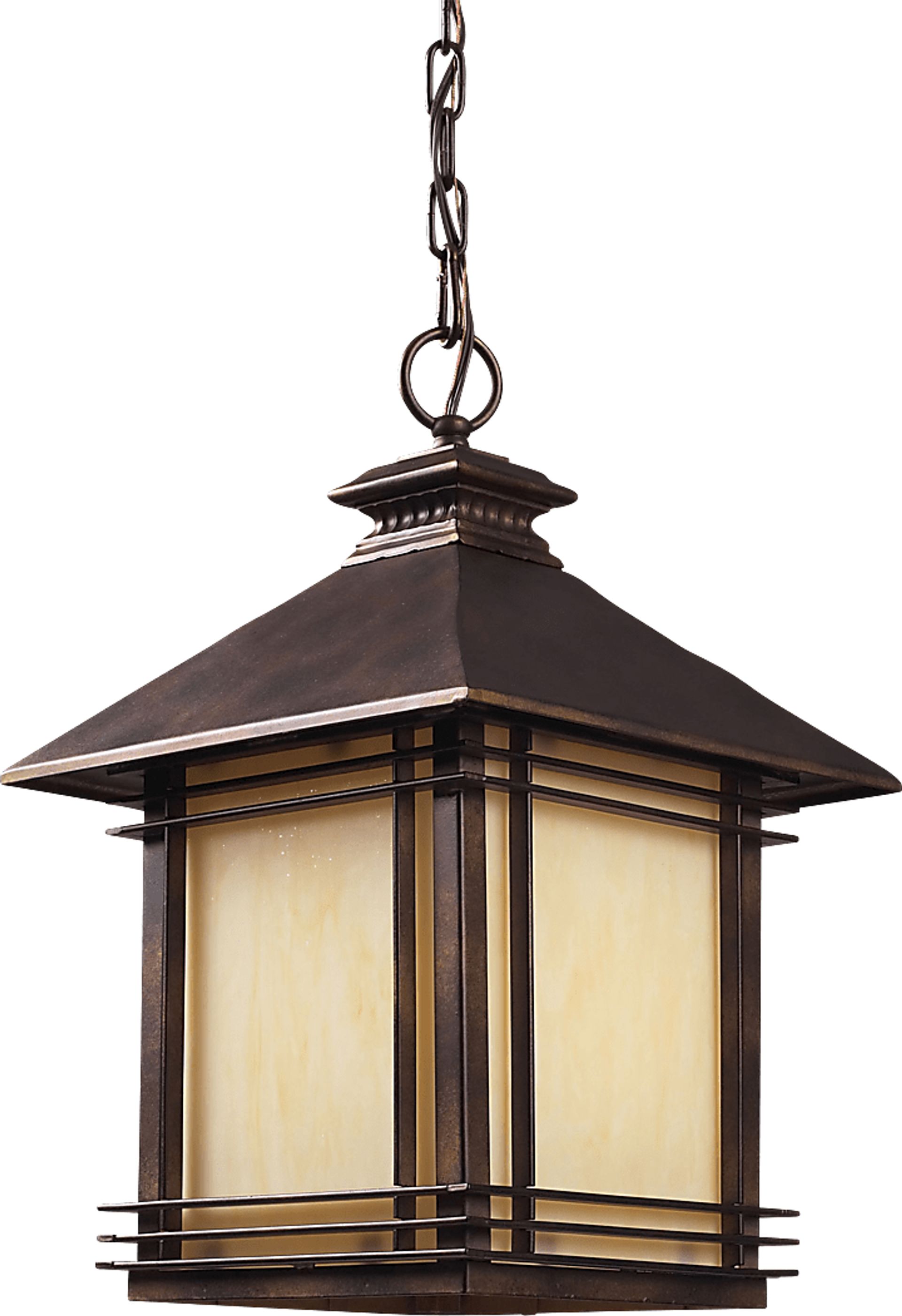 Lighthouse Boulevard Brown Outdoor Chandelier - Image 1