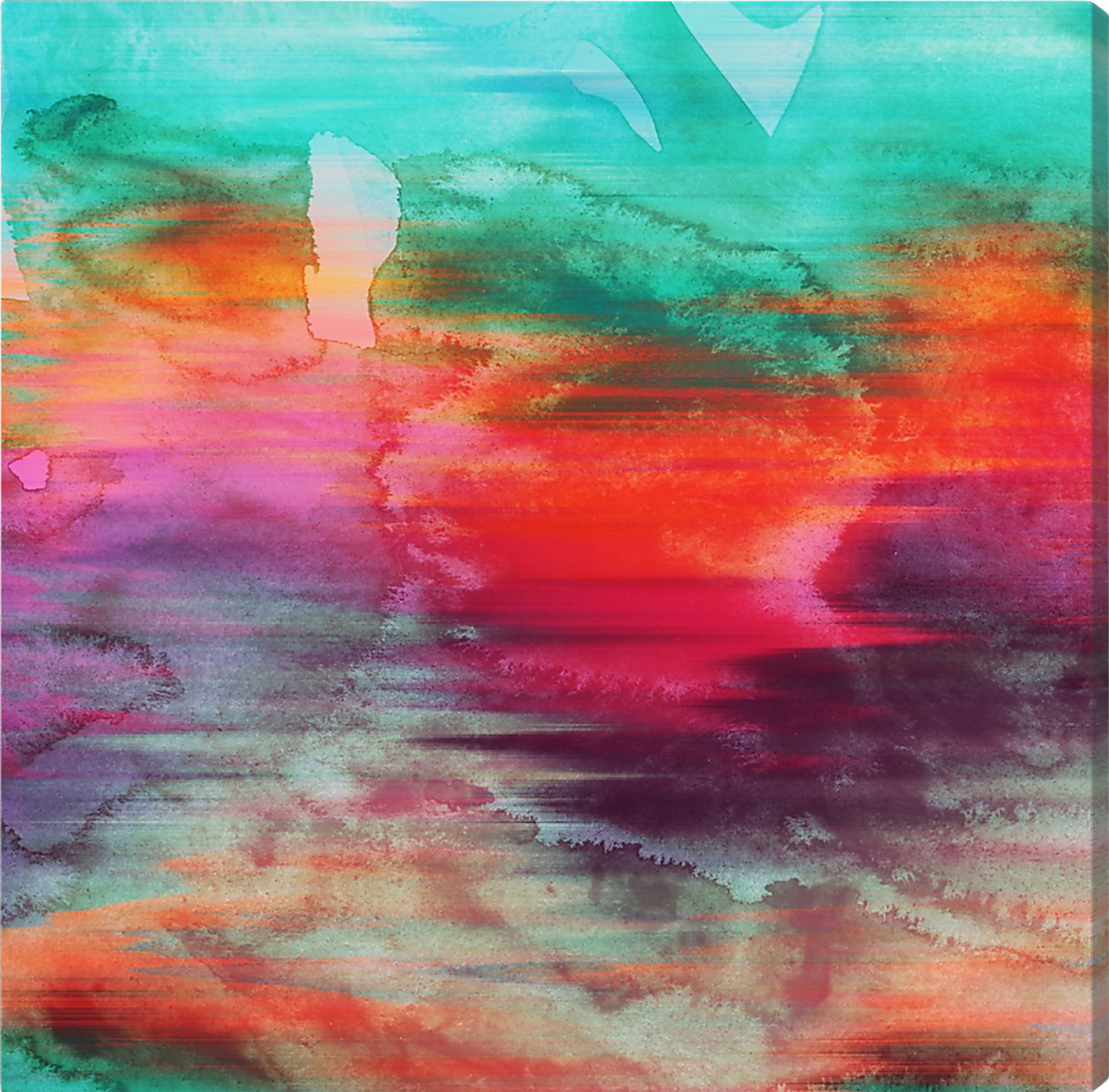 Lights Of Dawn Red Artwork - Image 1