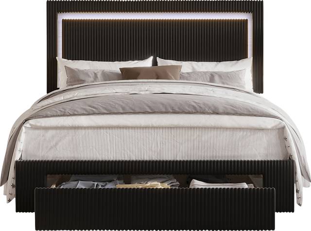 Ligon Black King Bed - Thumbnail - Image 3