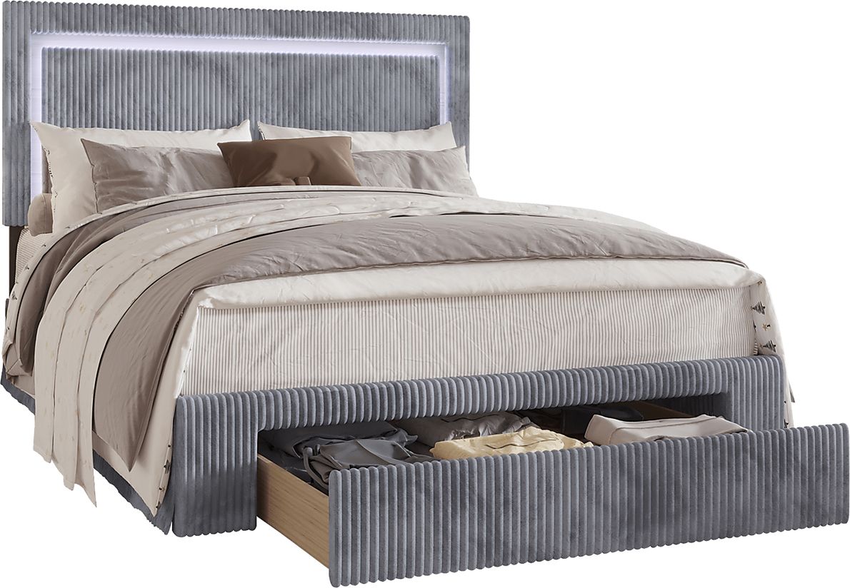 Ligon Gray King Bed