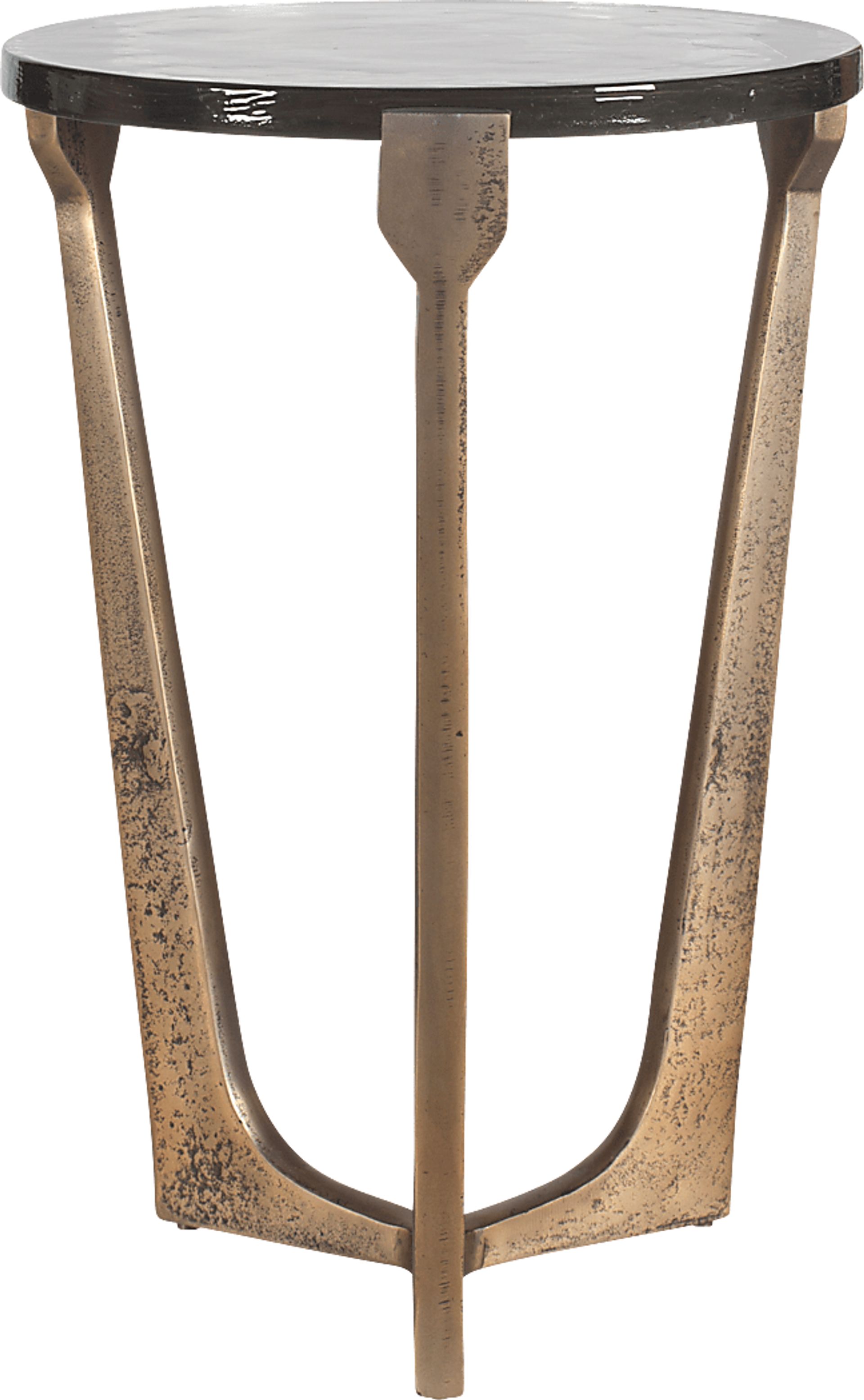 Lihesa Brass Outdoor End Table - Image 3