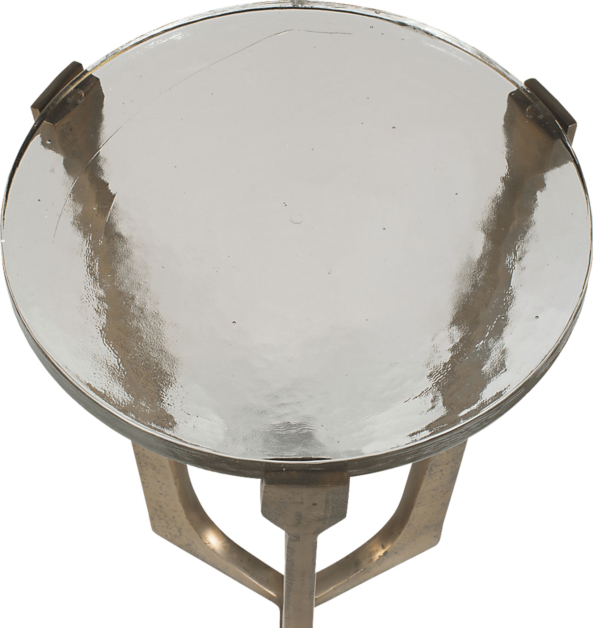 Lihesa Brass Outdoor End Table - Image 4