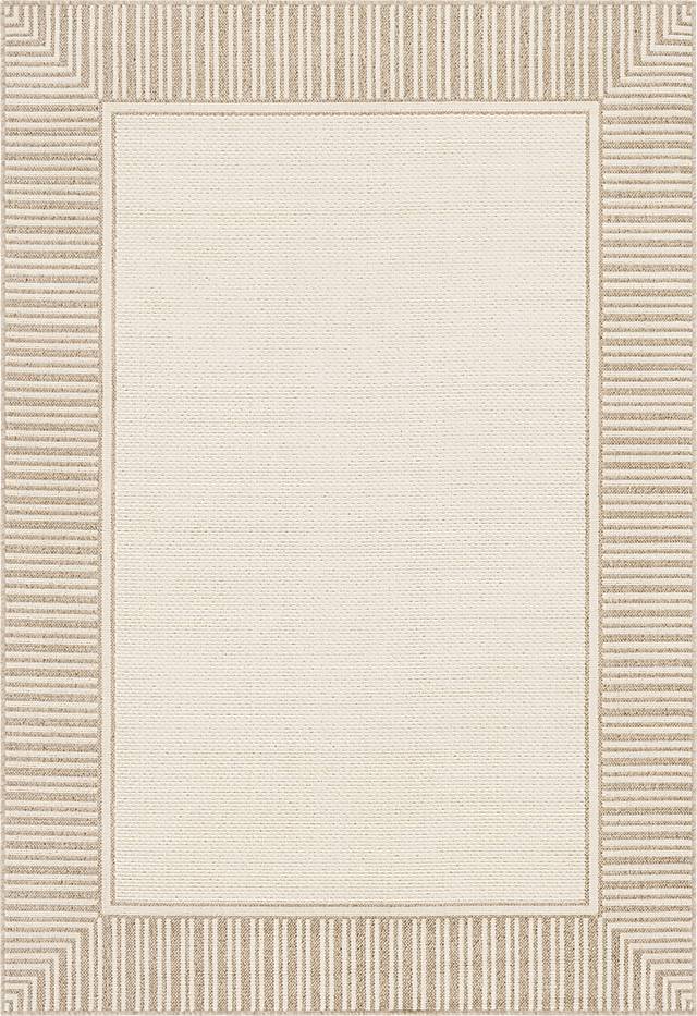 Lilah Camel 7'6 x 10'9 Indoor/Outdoor Rug - Thumbnail - Image 1