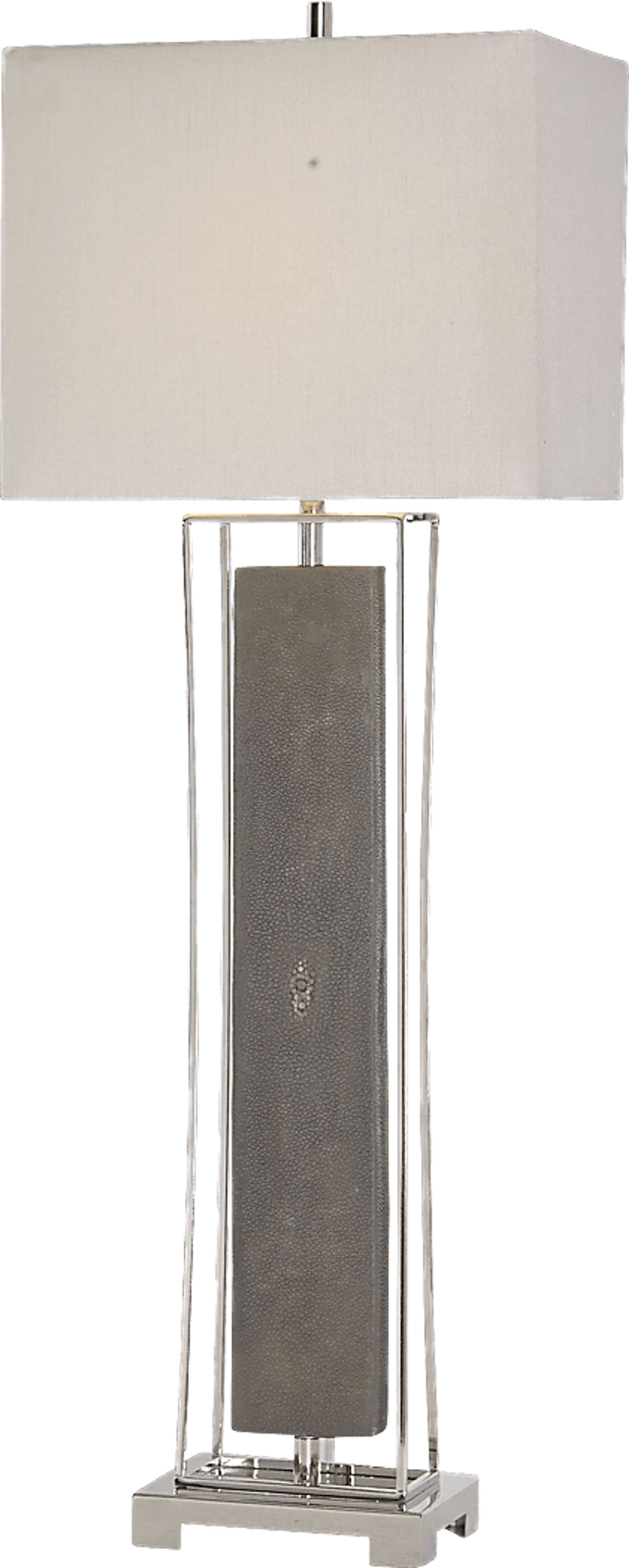Lilian Lane Gray Lamp - Image 2