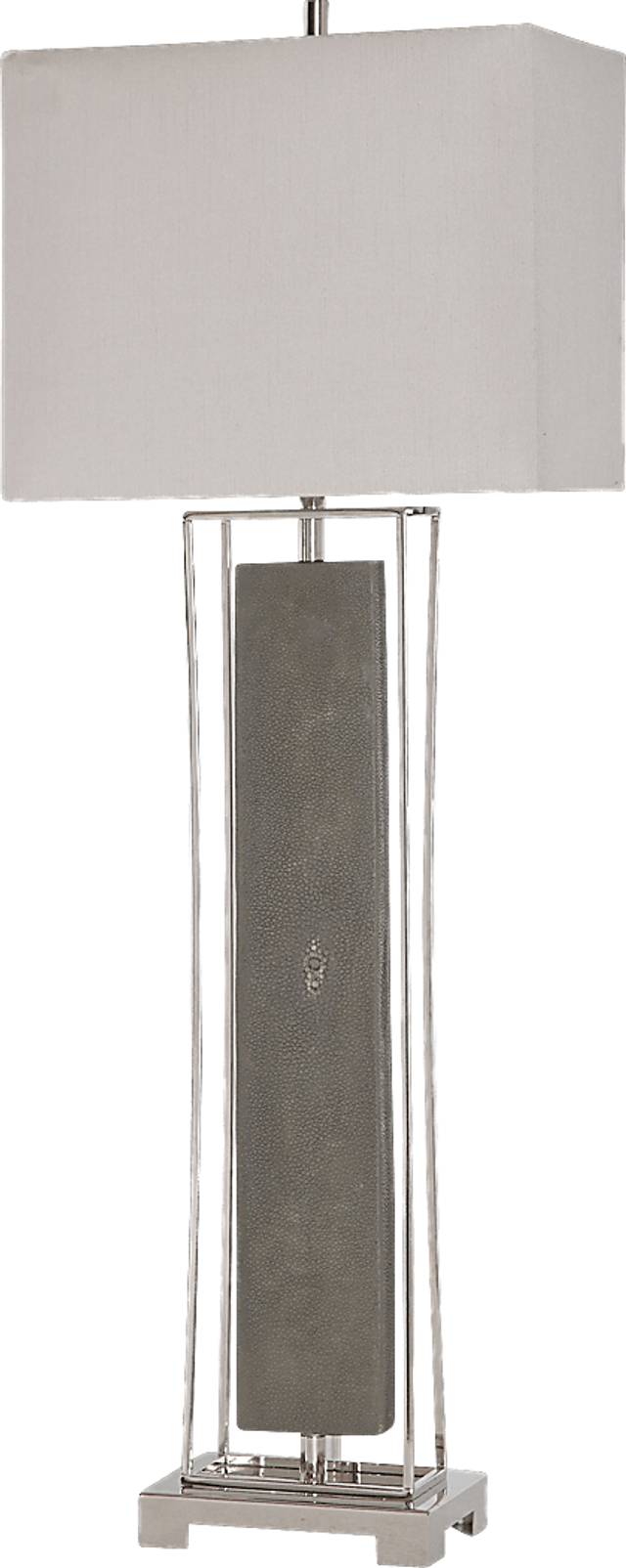Lilian Lane Gray Lamp - Thumbnail - Image 1