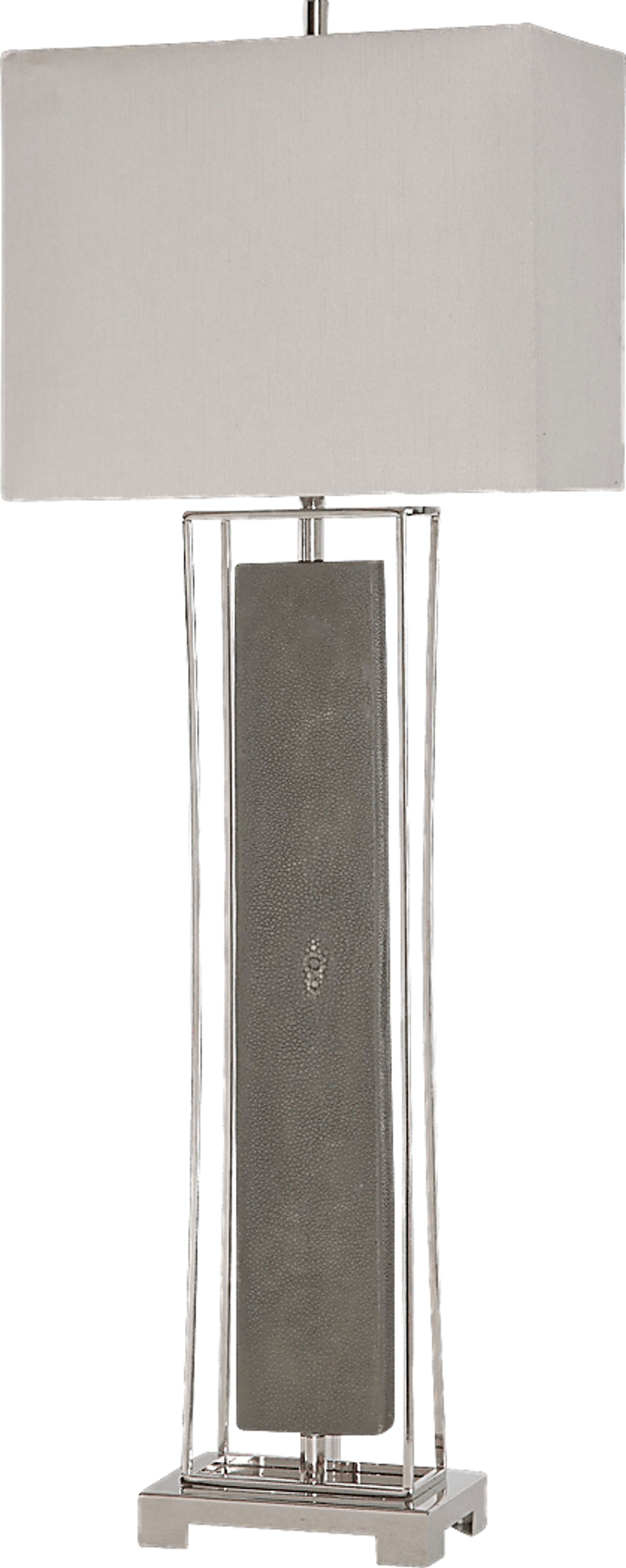 Lilian Lane Gray Lamp - Image 1