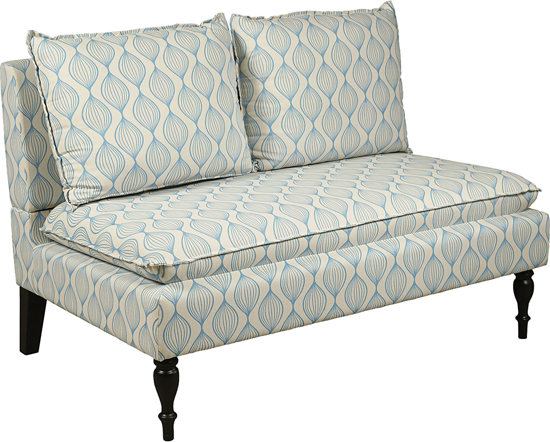 Lilias Blue Banquette - Image 1