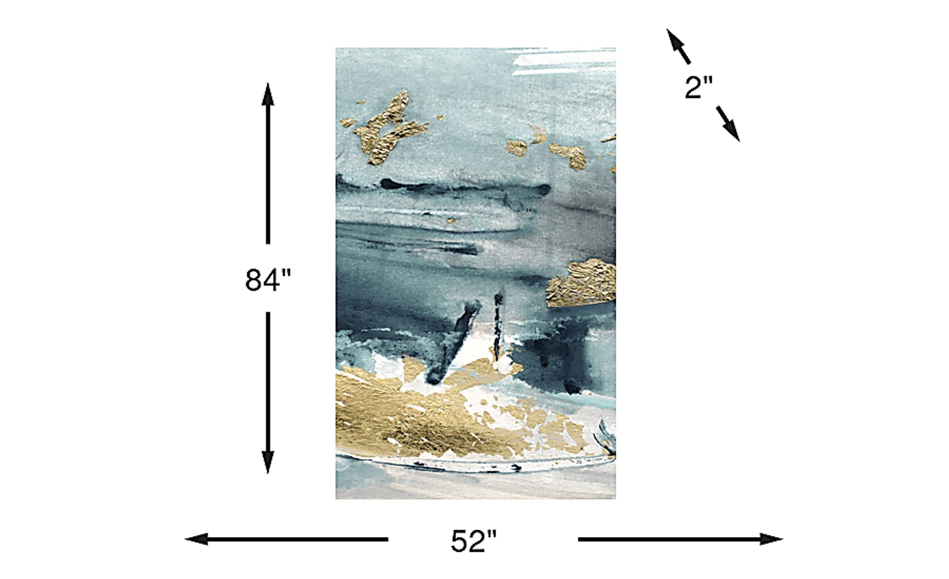 Dimension Image. Please refer to the Dimension Tab on this page for dimension details.
