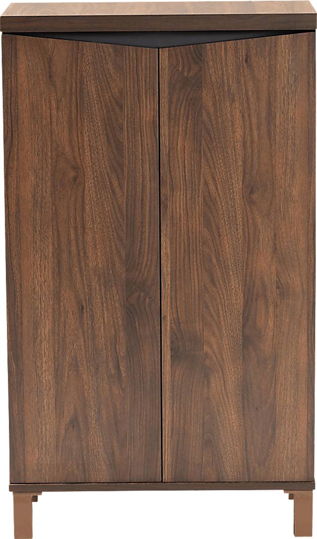 Lilligard Brown Shoe Storage Cabinet - Thumbnail - Image 3