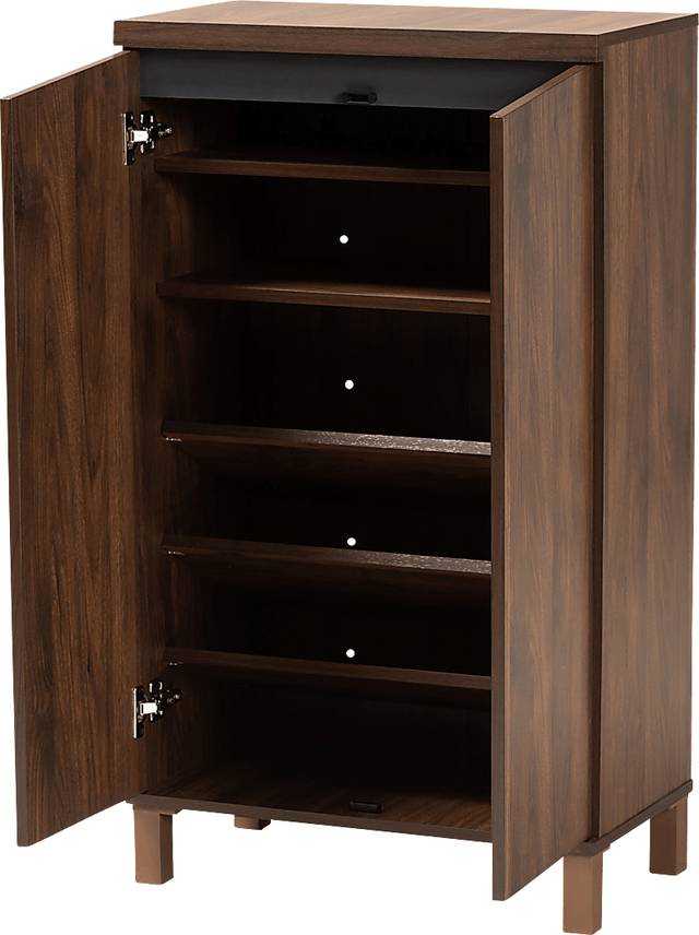 Lilligard Brown Shoe Storage Cabinet - Thumbnail - Image 4