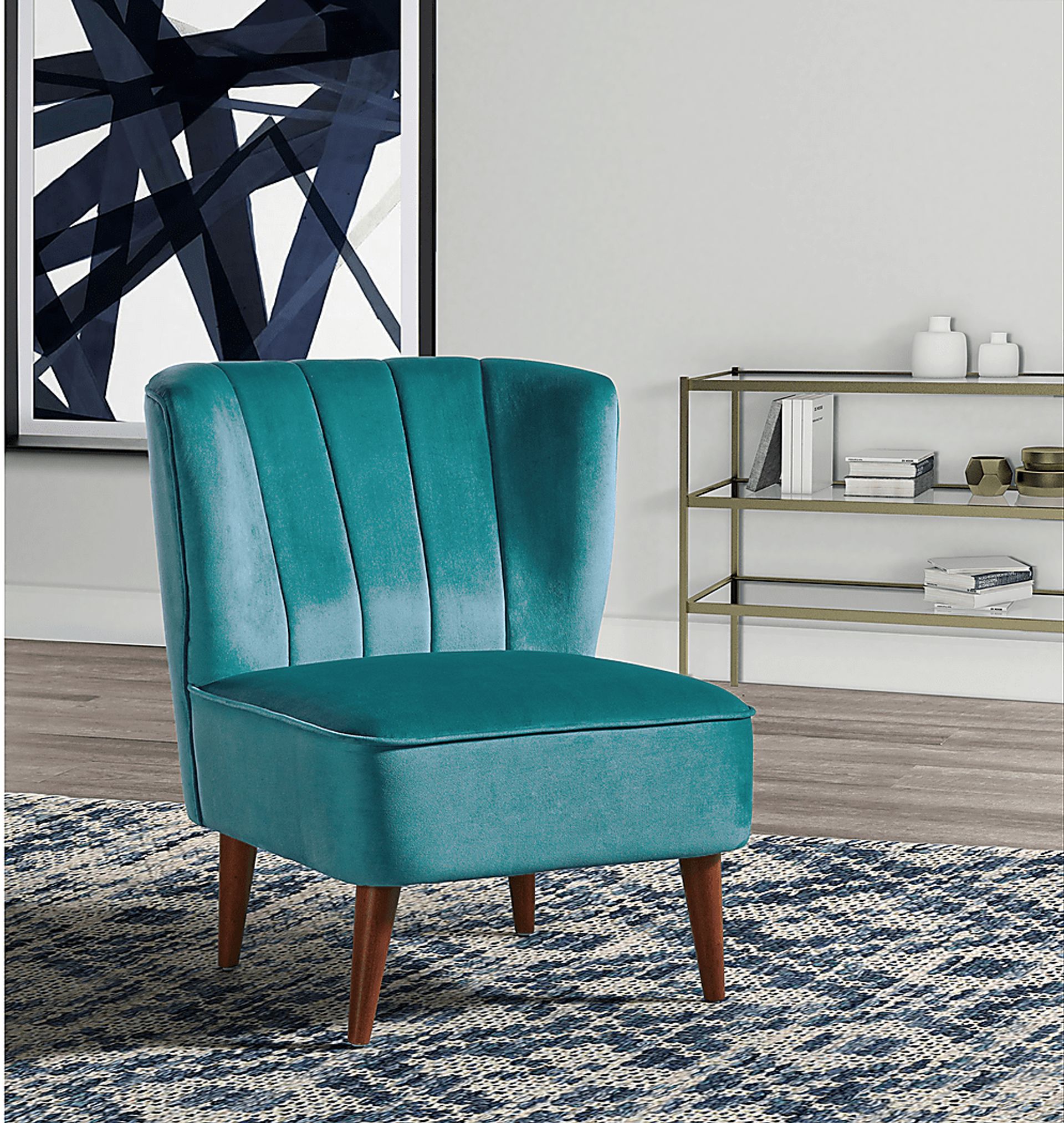Liloa Blue Accent Chair - Image 8