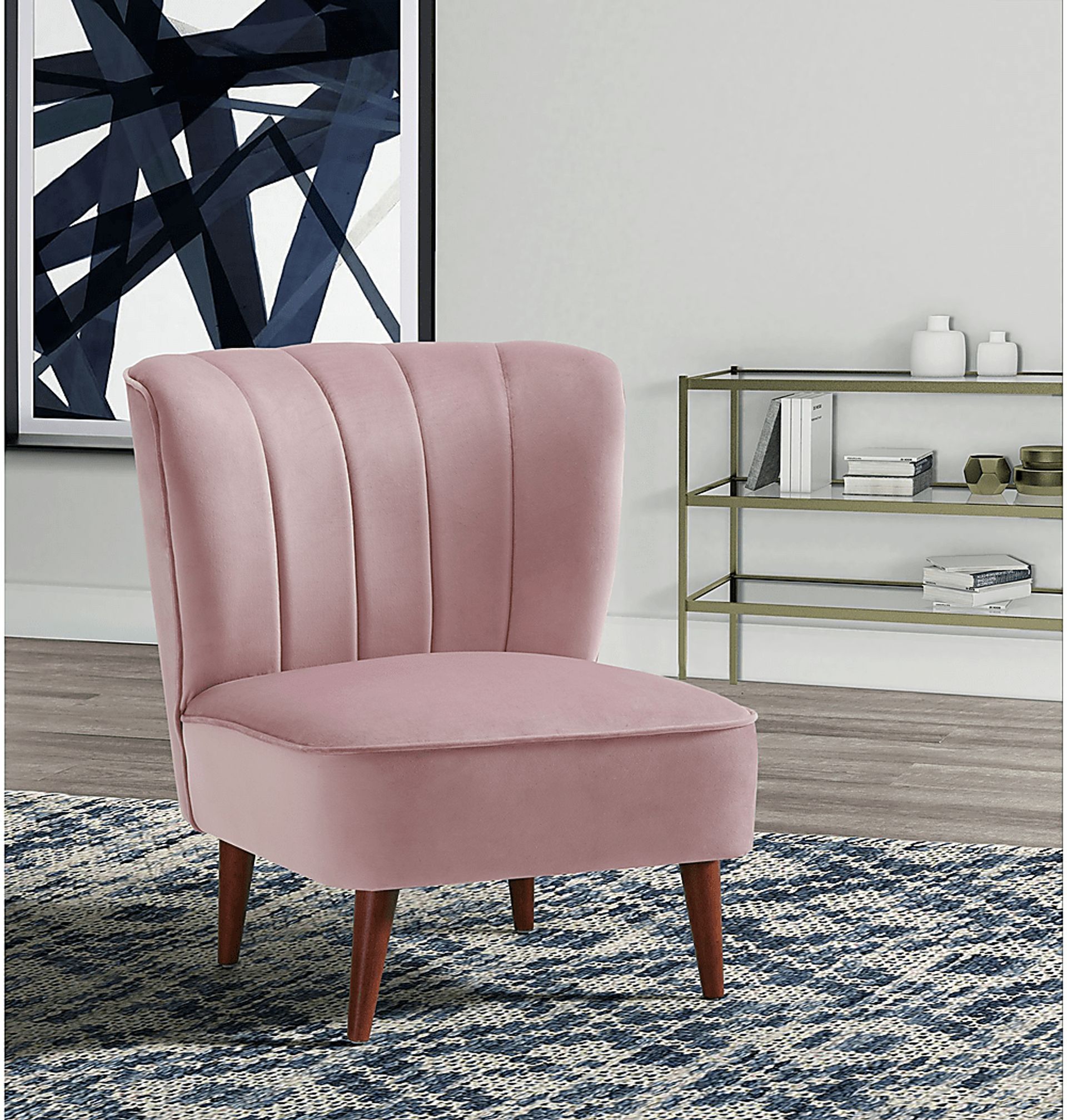 Liloa Blush Accent Chair - Image 8