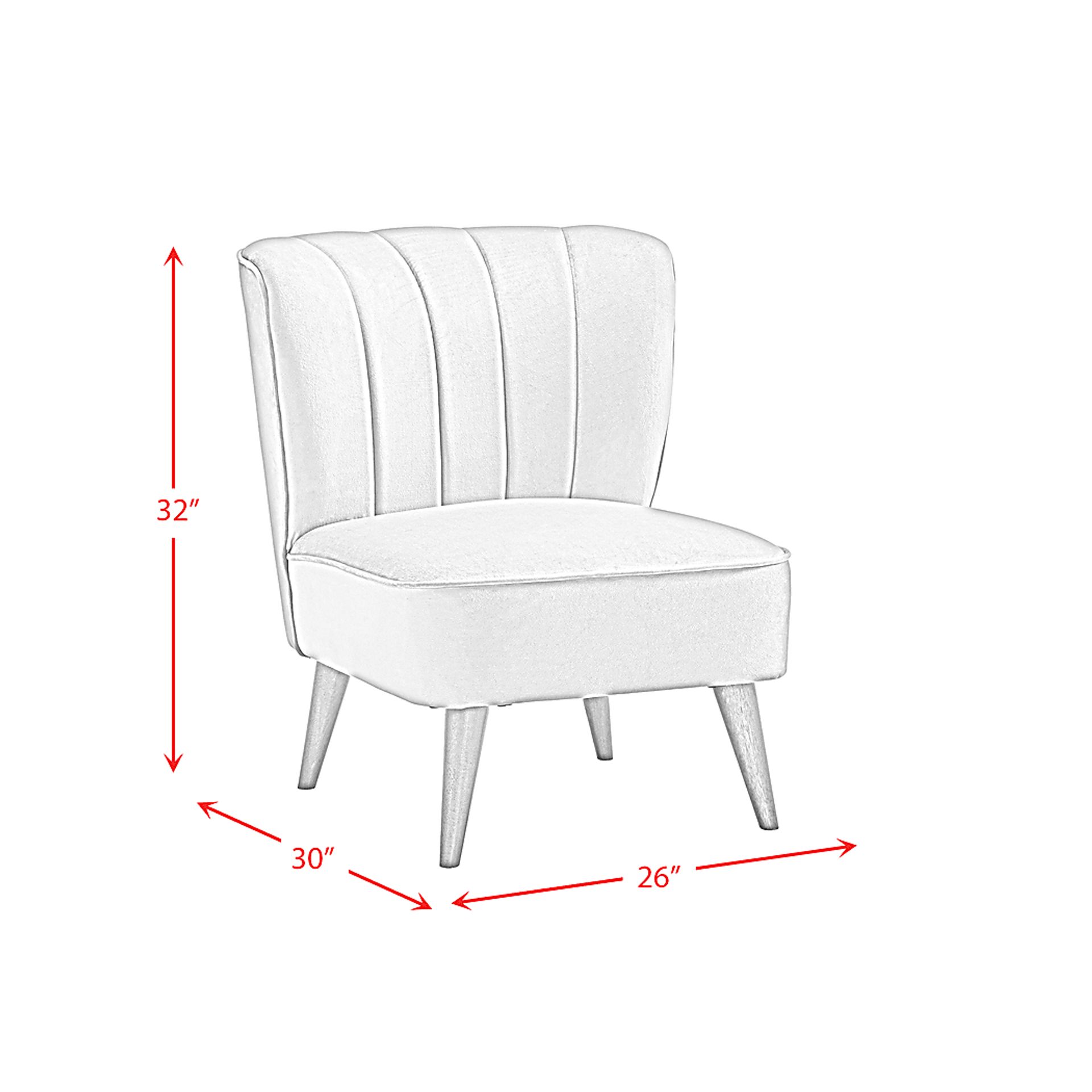 Liloa Blush Accent Chair - Image 10