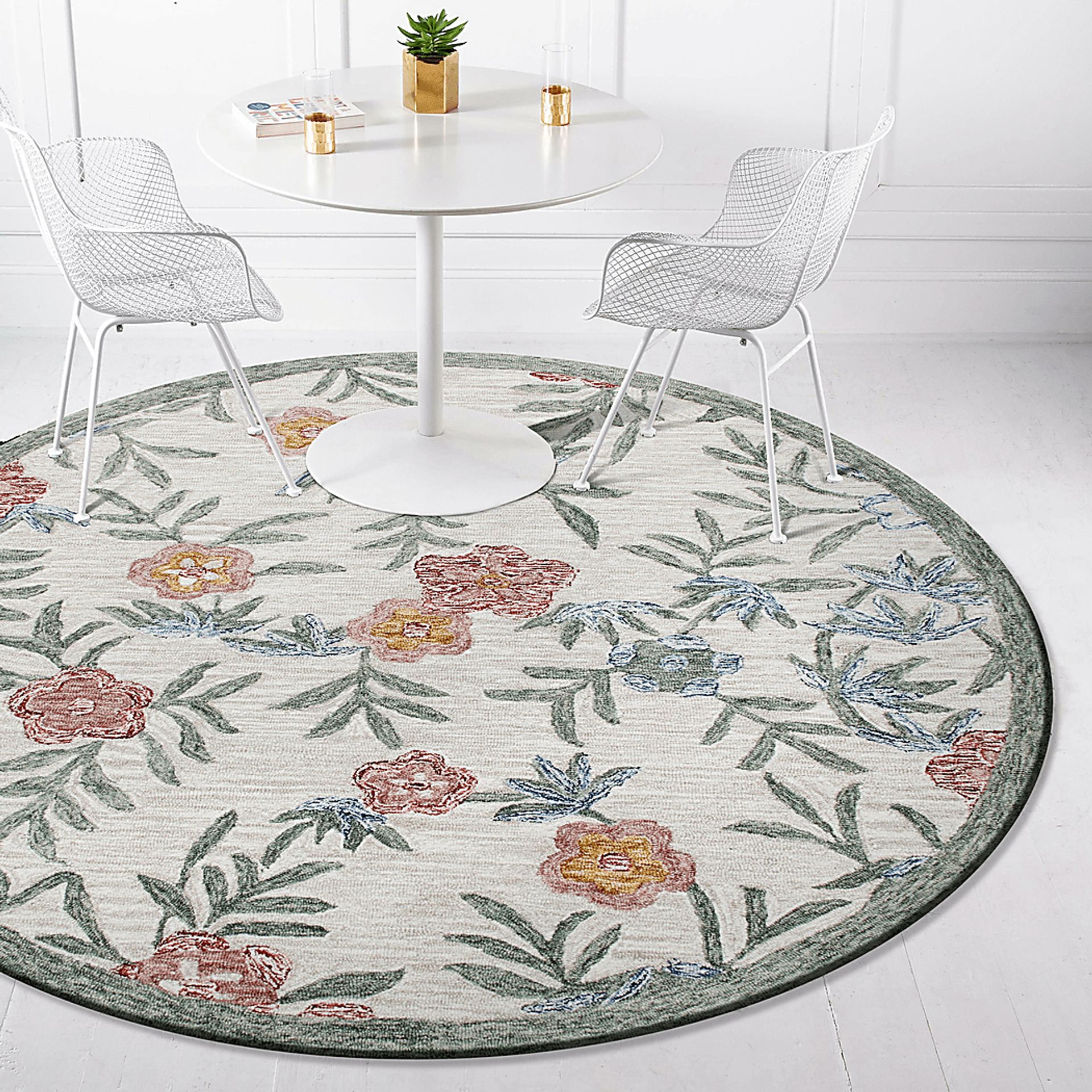 Lilybead Pink 6' Round Rug - Image 2