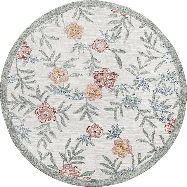Lilybead Pink 6' Round Rug - Thumbnail - Image 1