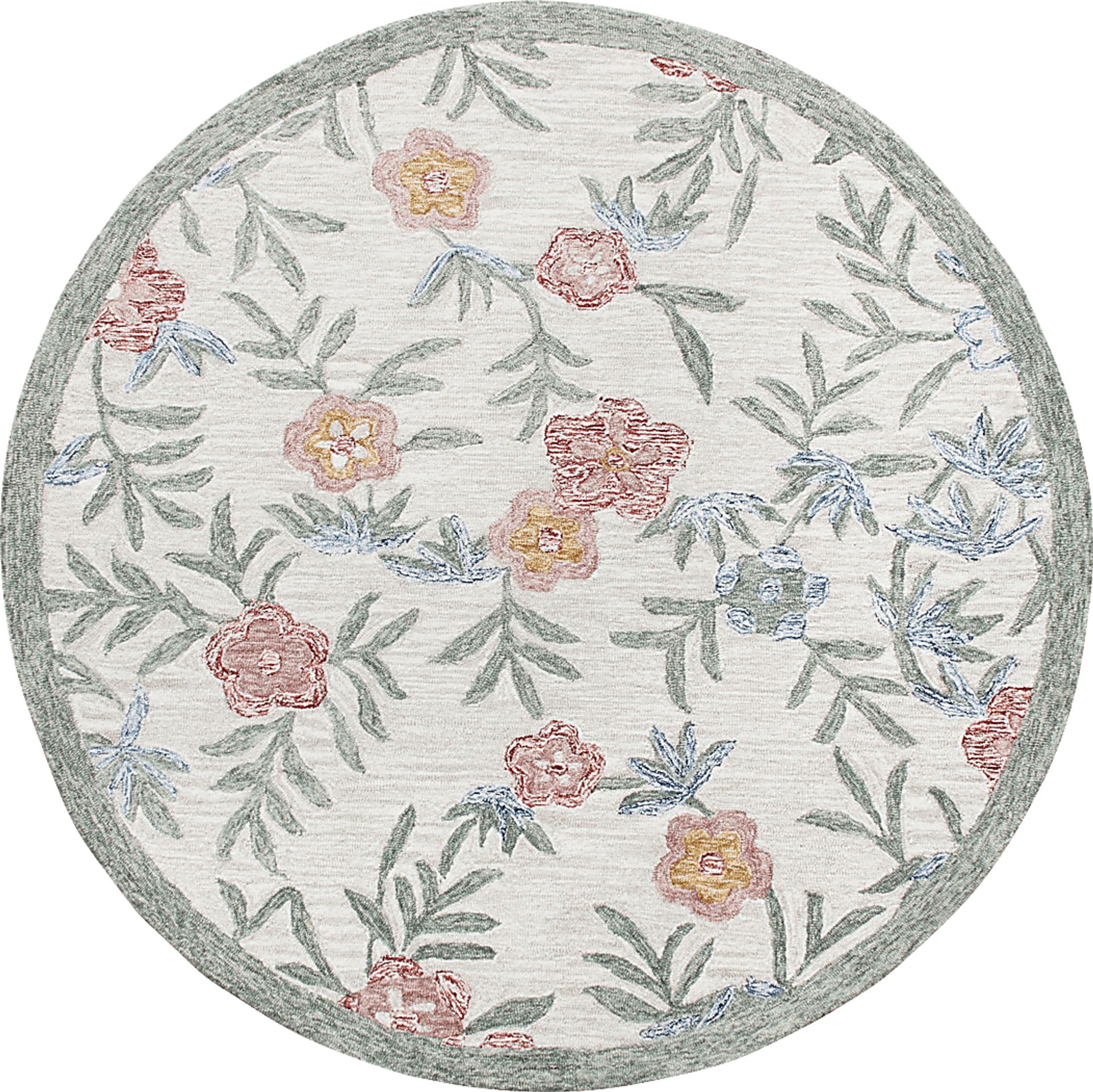 Lilybead Pink 6' Round Rug - Image 1