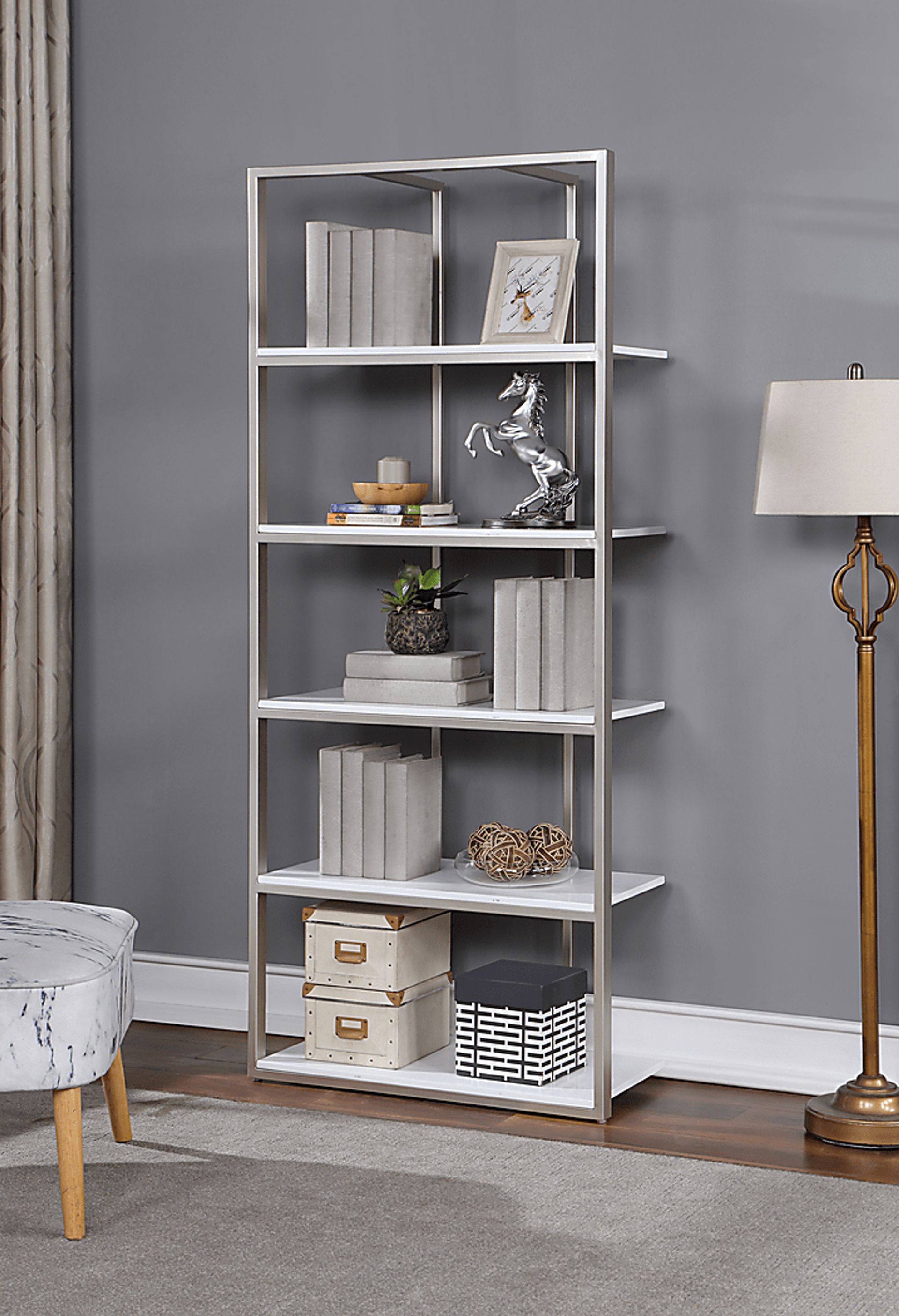 Lilydale White Etagere - Image 2