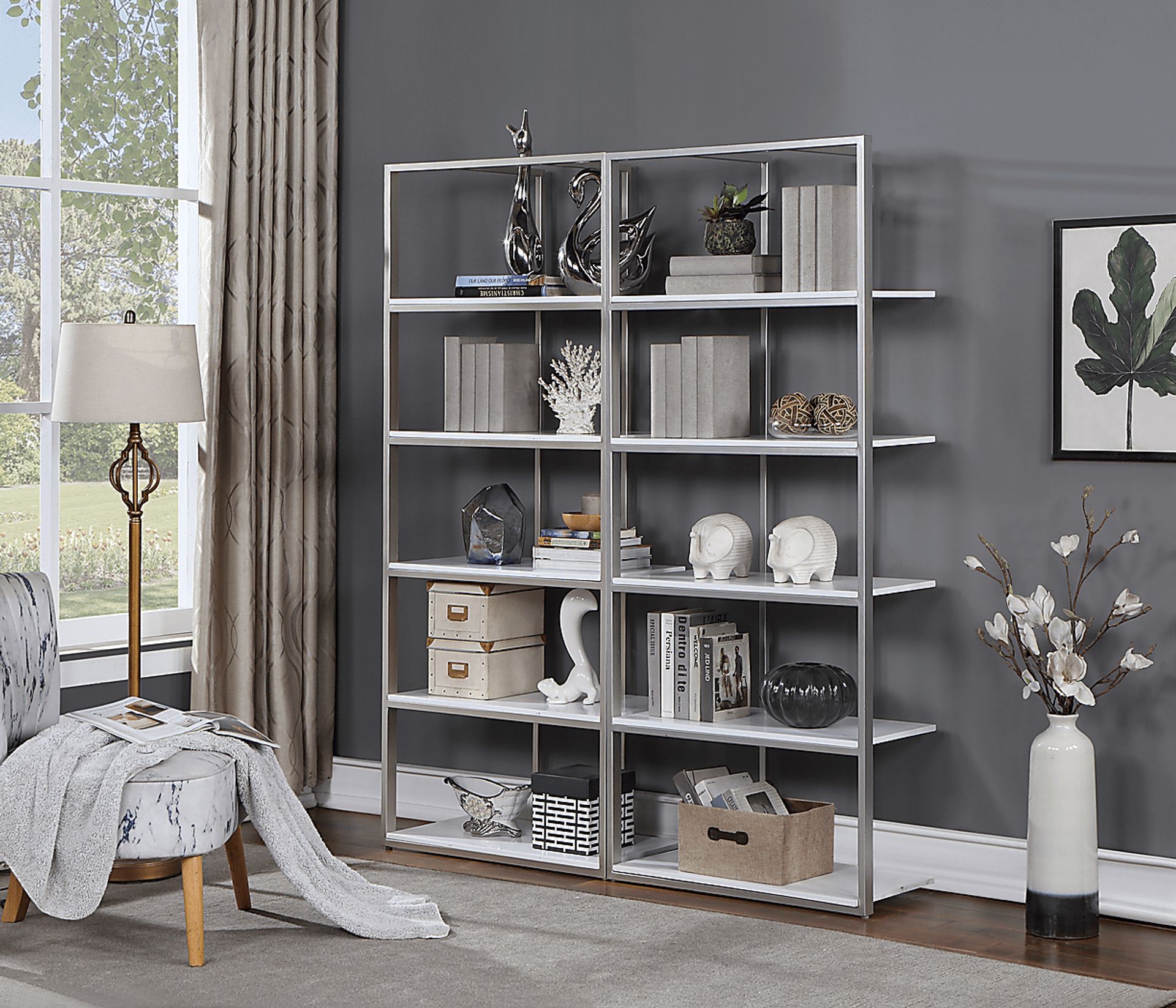 Lilydale White Etagere - Image 4